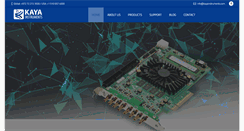 Desktop Screenshot of kayainstruments.com